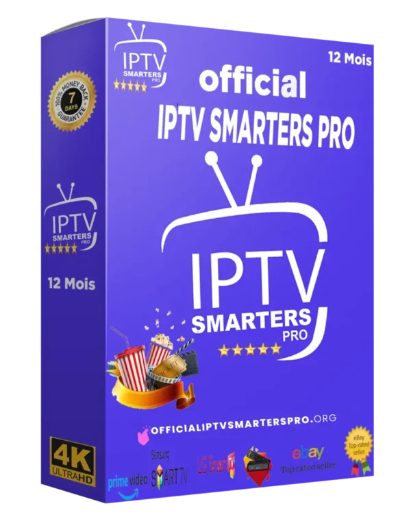 Activation application IPTV SMARTERS 24/mois